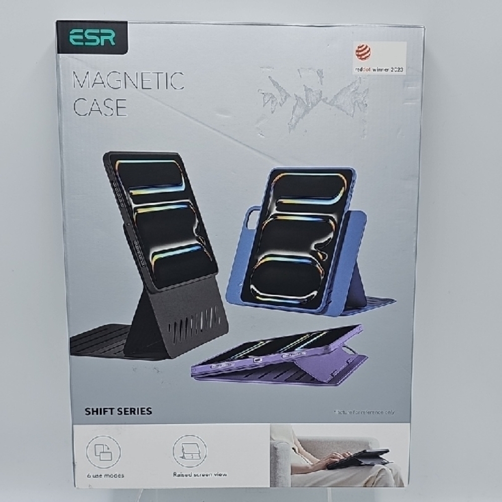 ESR iPad Air 11” & 10.9” Magnetic Case Stand, 9 Angles, Black - Picture 2 of 2